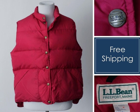Vintage Down Vest Goose Down Women