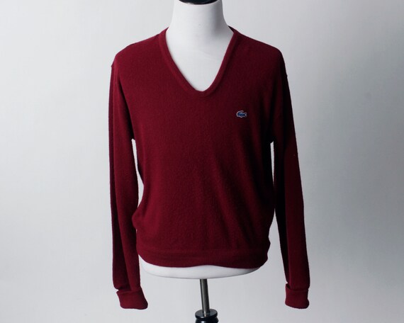 Vintage 70s Lacoste Sweater Men's Women's Izod Ma… - image 2