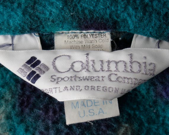 Vintage Columbia Fleece - 90's Retro Extra Large … - image 6