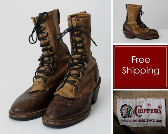 Vintage Chippewa Boots Men's Packer 