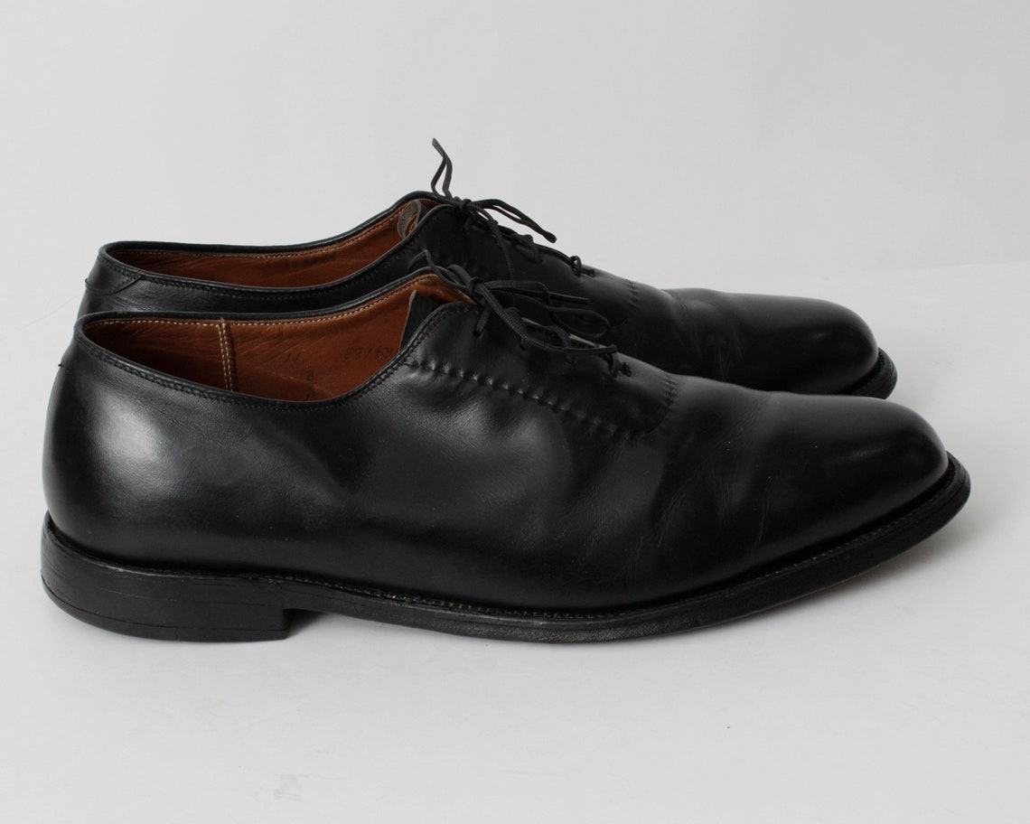 Vintage 80s Alden Shoes Men's Oxford Whole Cut Black - Etsy