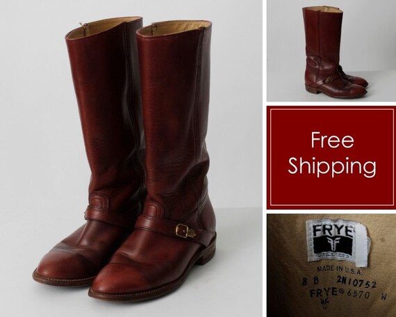 red frye boots