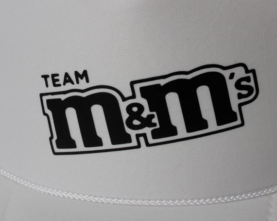 Vintage M&M Hat Snap Back Candy Mars Trucker Choc… - image 2