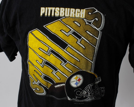 Vintage 90s Pittsburgh Steelers T Shirt Tee T-Shi… - image 3