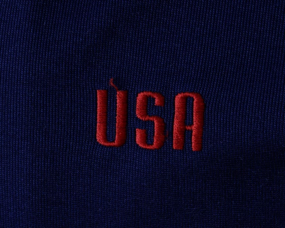 Vintage USA Jacket Track MacGregor Flag America 4… - image 6