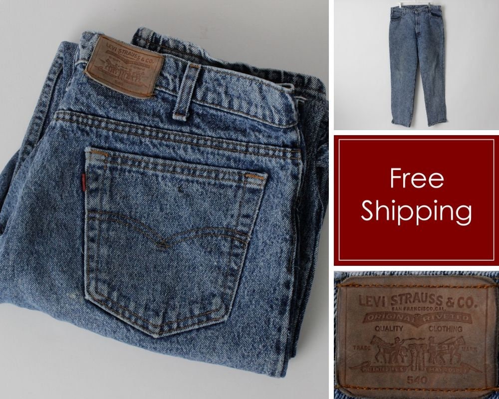 Vintage 90s Levi's 540 Jeans Blue Stone 