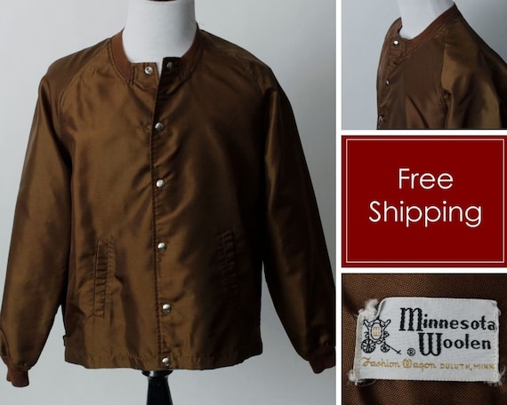 Vintage 60s Windbreaker Jacket Minnesota Woolen W… - image 1