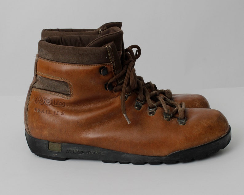 Vintage Italian Hiking Boots Mens Asolo Men's US 8 EUR 41 Etsy