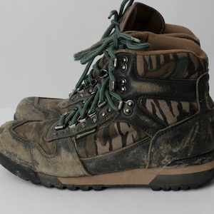 Vintage 90er Jahre Camo Wanderstiefel Browning Camouflage Herren US 9 EUR 42 UK 8.5 - 90's Retro