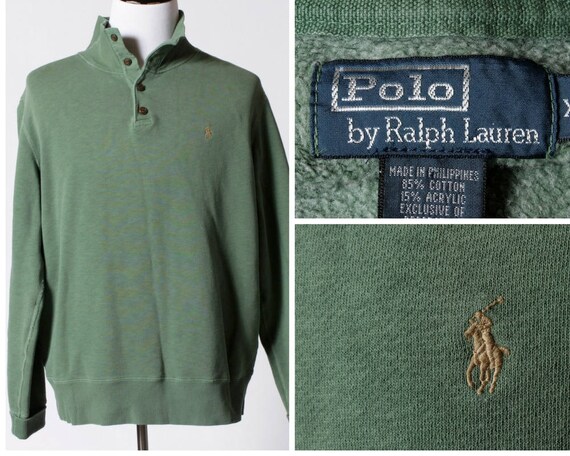 men's polo pullover sweater