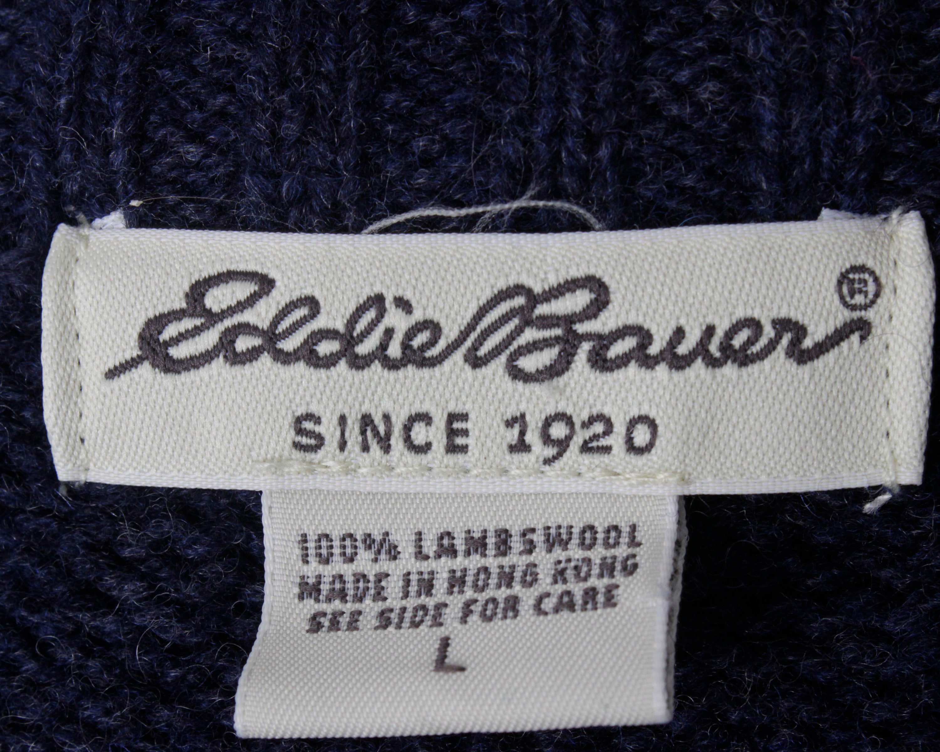 Vintage 90s Sweater Eddie Bauer Stripe Check Wool Lambswool - Etsy