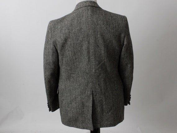 Vintage Herringbone Blazer Vintage Wool Blazer Ha… - image 7