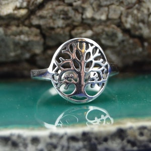 Tree of Life Ring - Delicate Sterling Silver Handmade Jewelry
