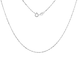 18" sterling Silver chain