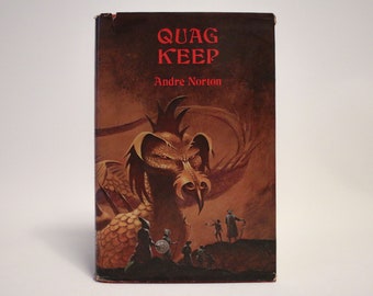 Quag Keep by Andre Norton 1978 First Edition Hardcover Book (A Margaret K. Elderry Book, Atheneum) *Rare*