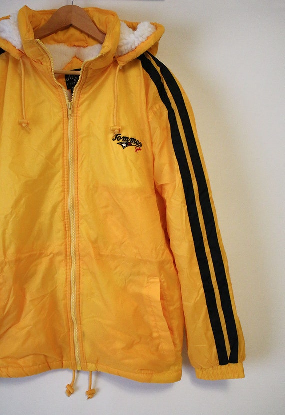 tommy hilfiger mens yellow jacket