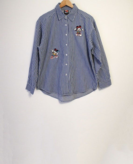 disney embroidered denim shirts