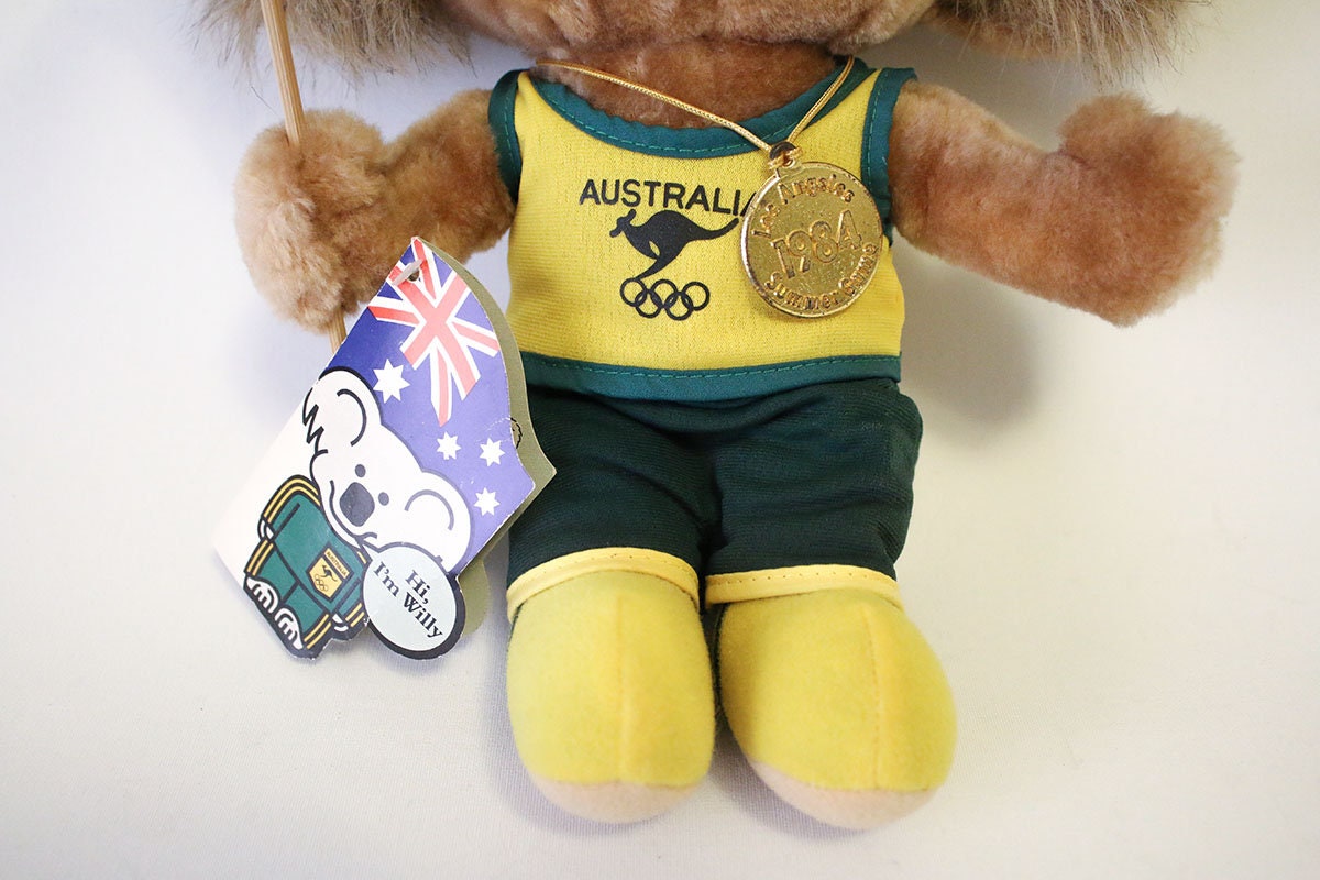 Vintage 1984 Australian Olympic Hi, I'm Willy Mascot Koala