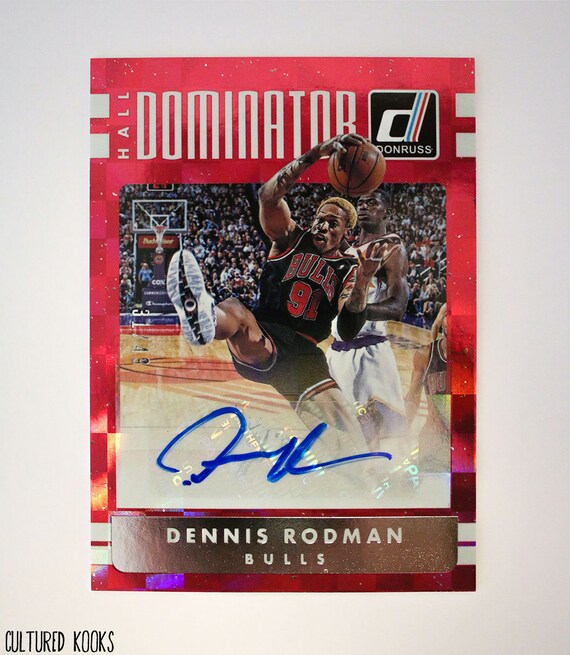 dennis rodman signed jersey