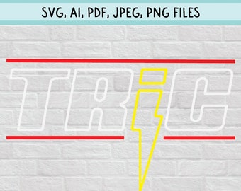 TRIC Clipart, Peyton Sawyer Night Club | One Tree Hill Digital Files (SVG, JPEG, Illustrator and more) for Cricut, Silhouette, Crafting
