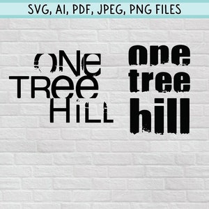 One Tree Hill Logos - Nathan and Lucas Scott, Haley James, Brooke Davis, Peyton Sawyer Clipart (SVG, PNG, JPG & more) Digital Files