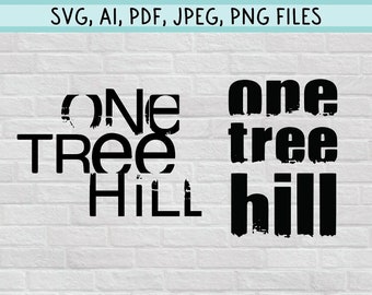 One Tree Hill Logos - Nathan and Lucas Scott, Haley James, Brooke Davis, Peyton Sawyer Clipart (SVG, PNG, JPG & more) Digital Files