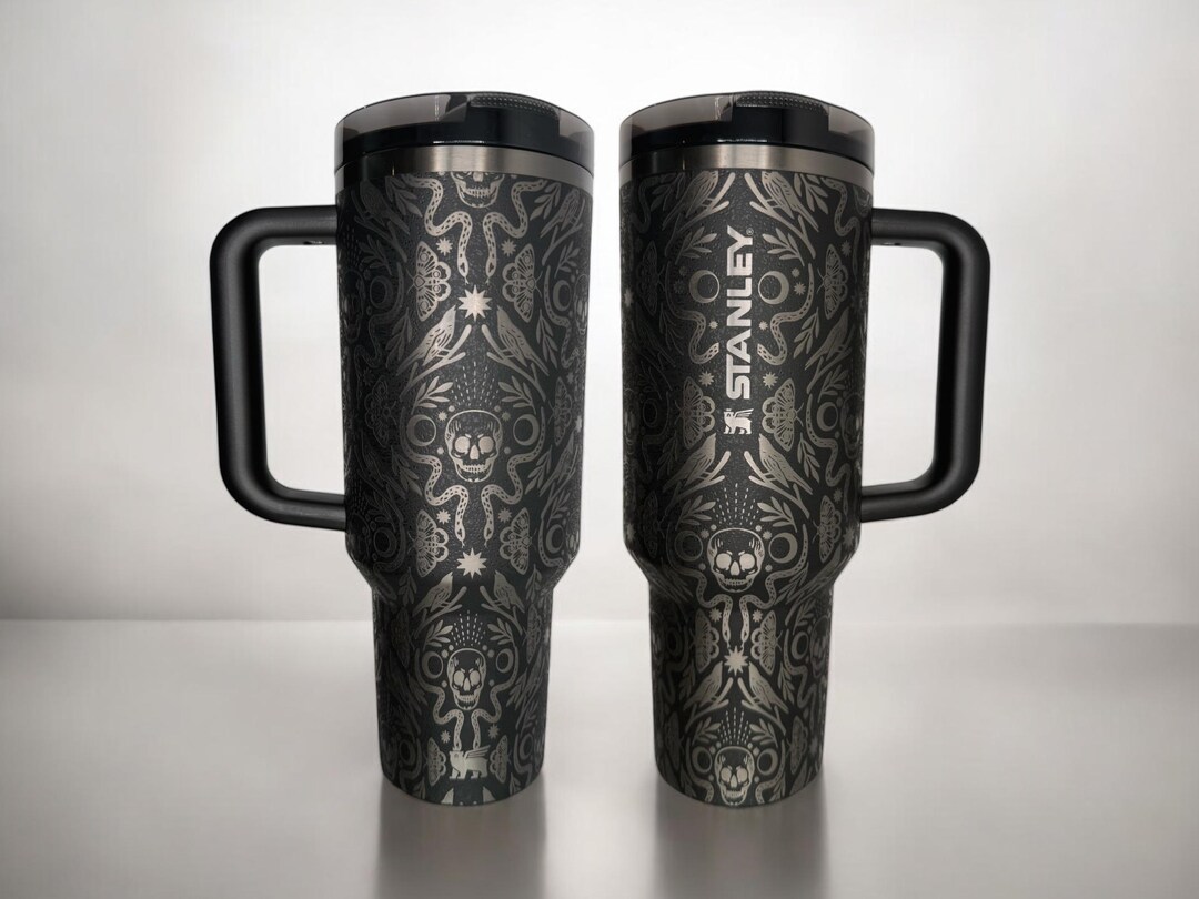 希少廃盤旧ロゴ　入手困難　STANLEY グリップタンブラー　16oz 473m Deadly Damask Stanley Engraved Tumbler 40 Oz Protour Custom Gothic