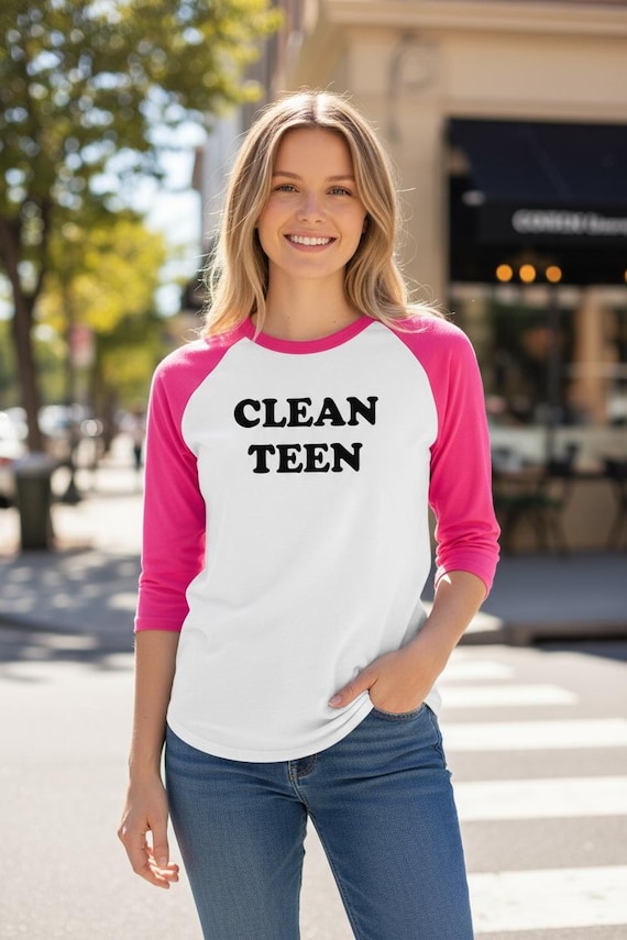 One Tree Hill CLEAN TEEN T-shirt Virgin for Life Baseball Tee