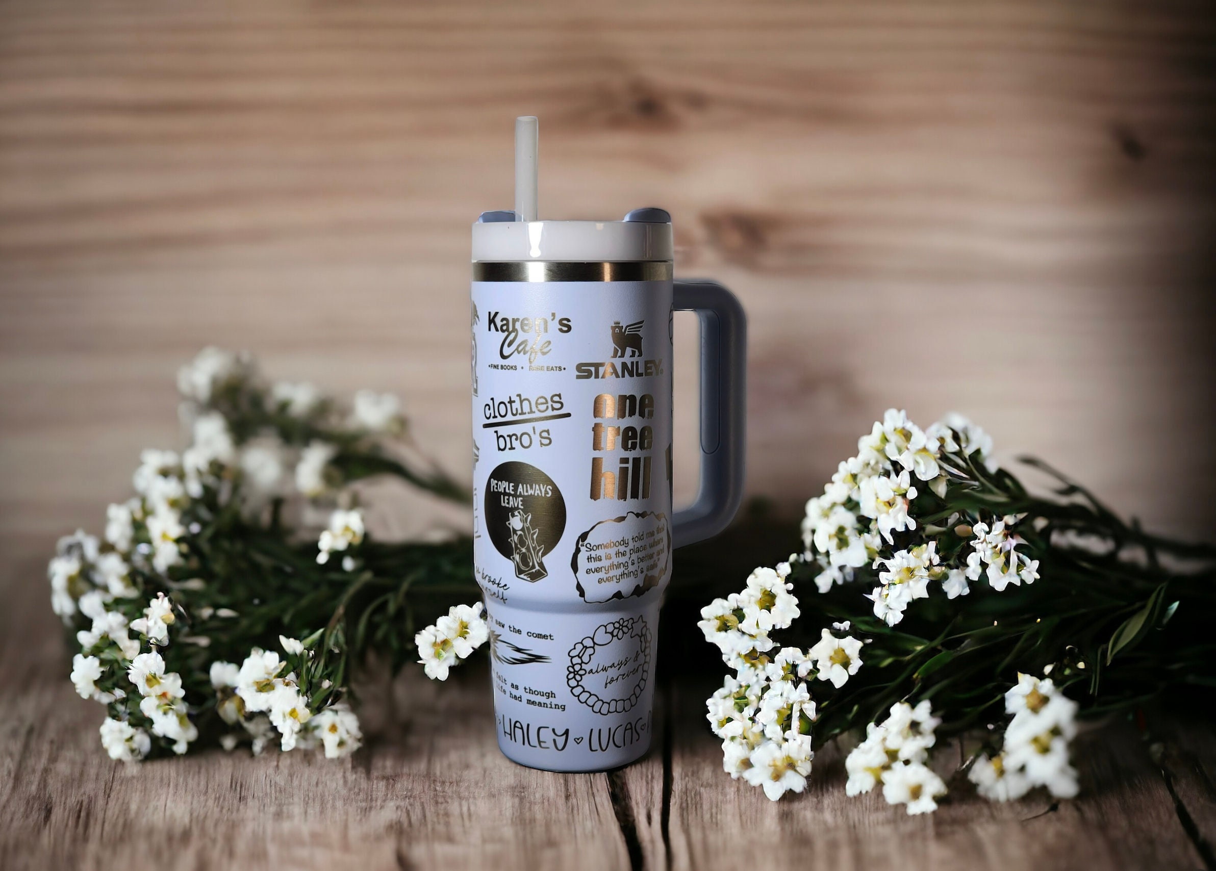 One Tree Hill Stanley Engraved Tumbler (30 Oz) | Custom Collage