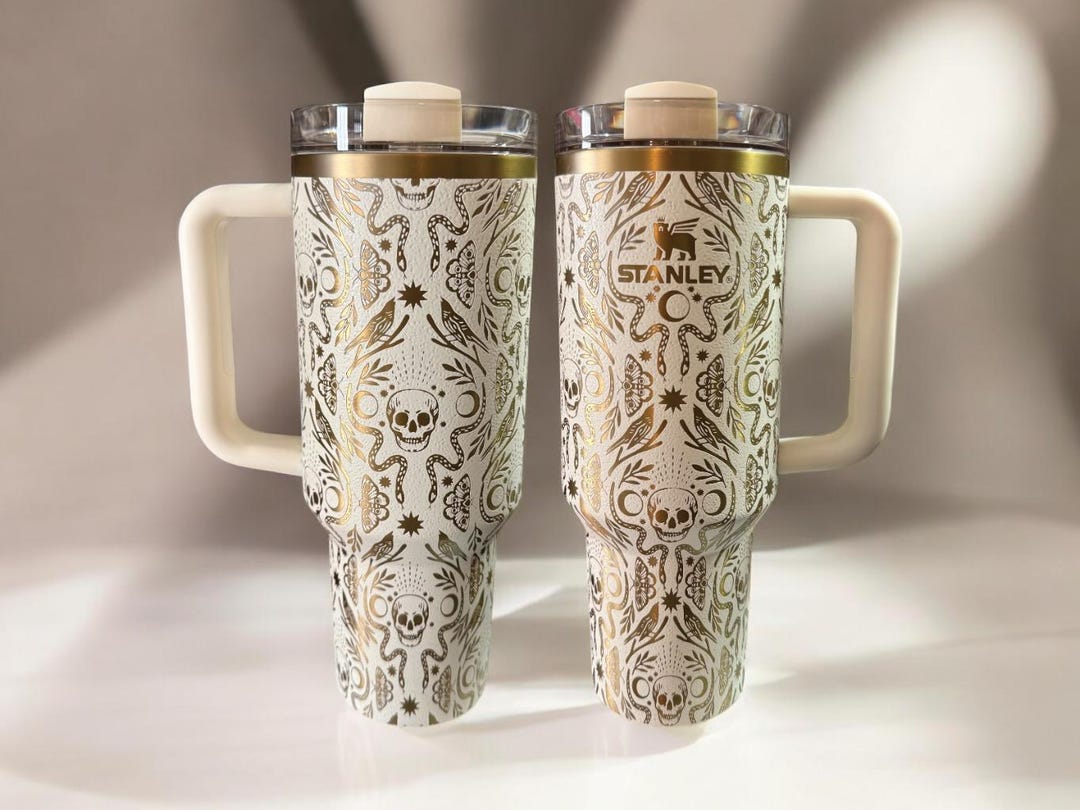 Deadly Damask Stanley Engraved Tumbler 40 Oz Quencher Custom