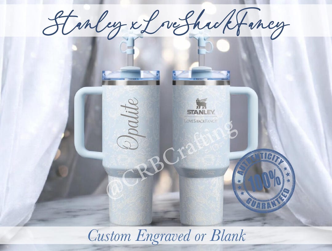 Toscana Toile Stanley X Loveshackfancy 40oz Quencher Custom