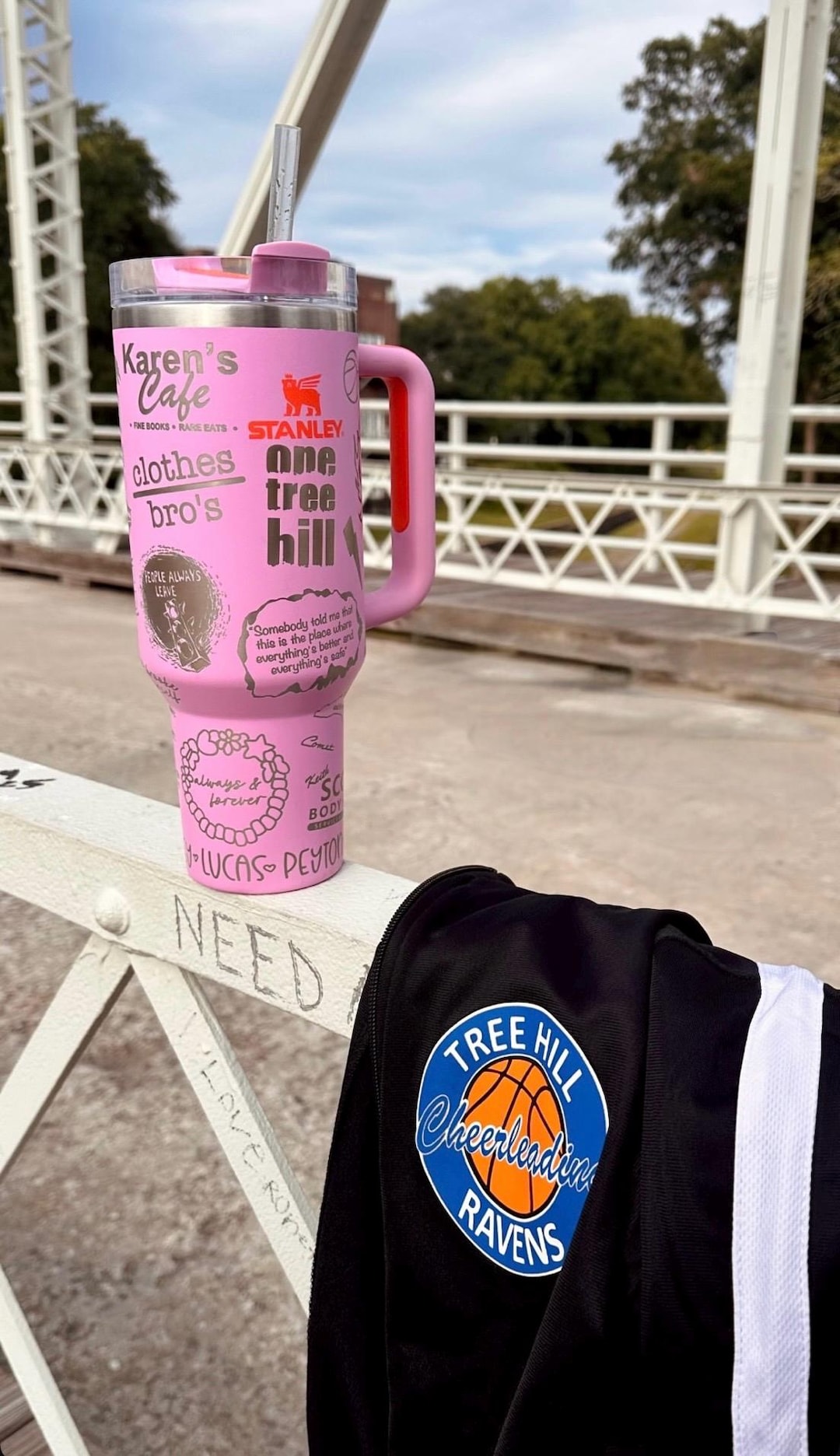 One Tree Hill Stanley Engraved Tumbler 40 Oz | Custom Collage Cup