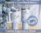 Stanley x LoveShackFancy 40オンス クエンチャー カスタム彫刻花柄