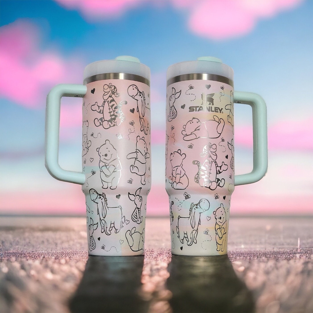 Winnie the Pooh Engraved Stanley Tumbler | 30 Oz Quencher