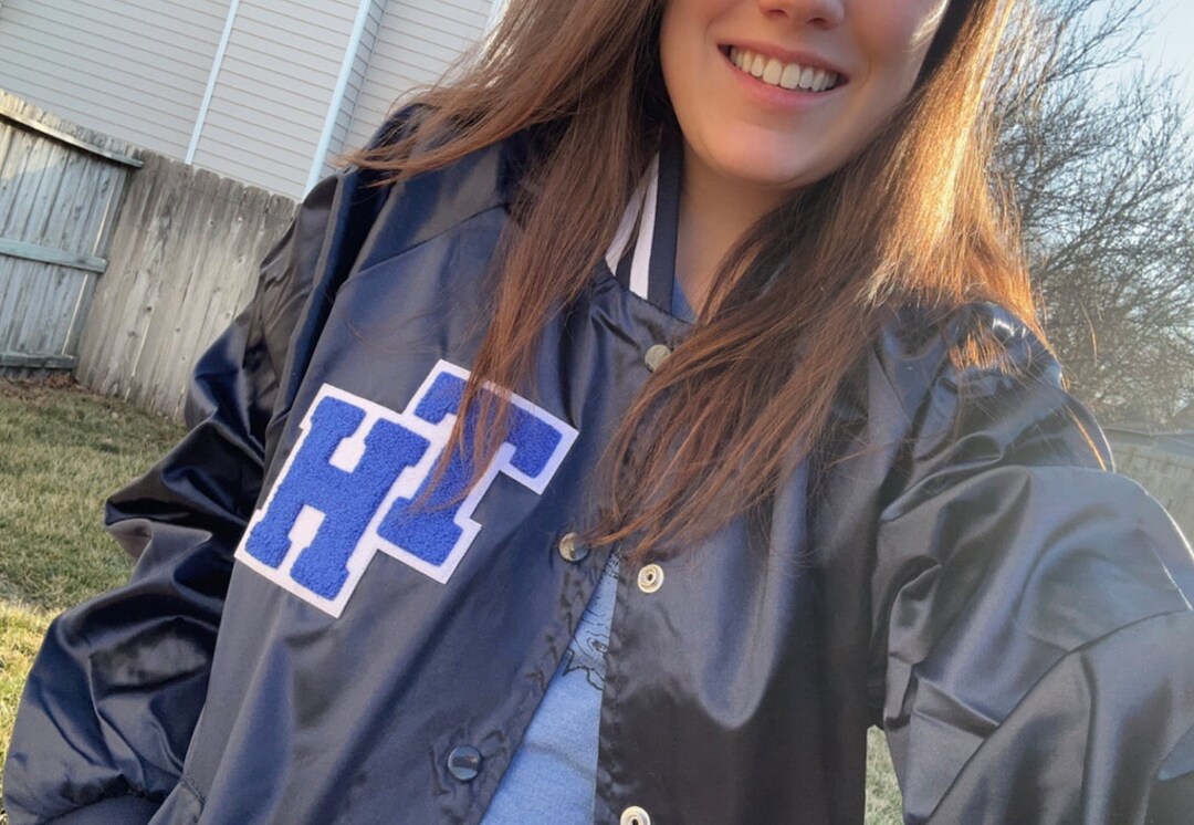 Satin One Tree Hill Ravens Basketball Varsity Jacket With Real Chenille ...