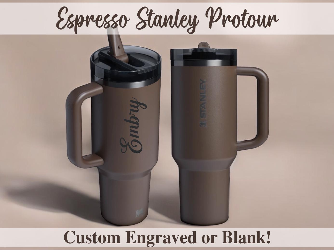 Espresso Stanley Protour 40 Oz | Custom Engraved Chocolate Brown