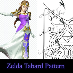 Tabard Pattern | Zelda |Elf Princess | Vector PDF Cosplay Pattern