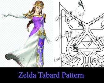 Tabard Pattern | Zelda |Elf Princess | Vector PDF Cosplay Pattern