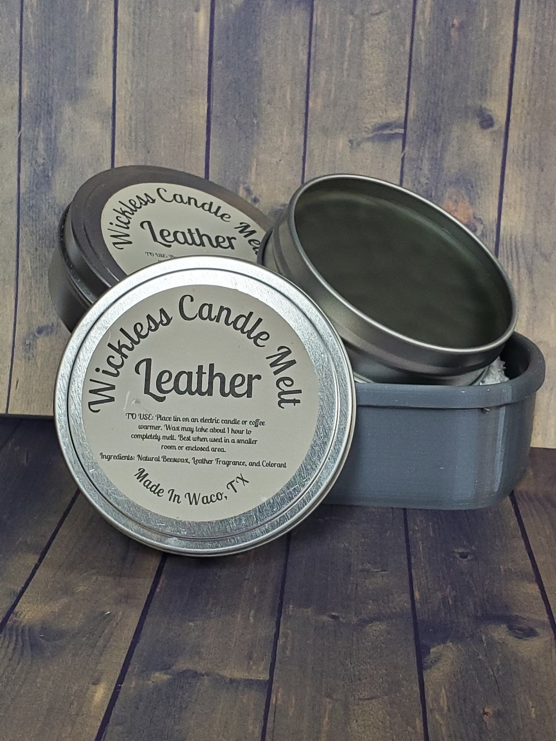 black leather wax