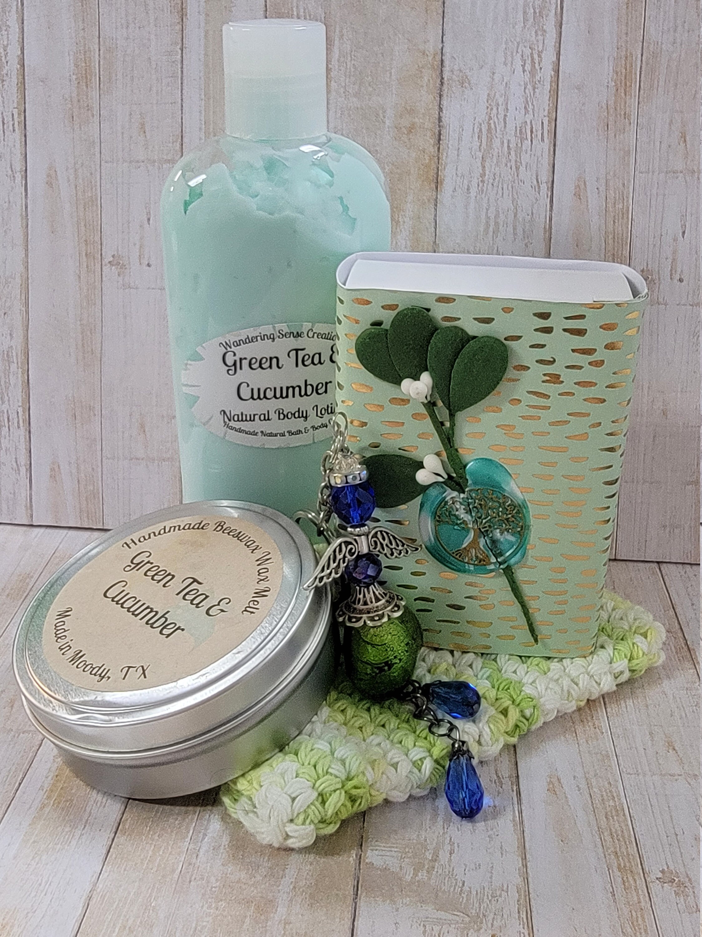 Green Tea Cucumber Nourishing & Refreshing Spa Gift Set Etsy
