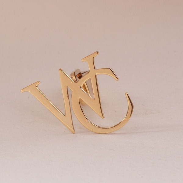 Letter Cufflinks - Etsy