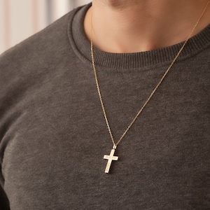 Cremation cross necklace top