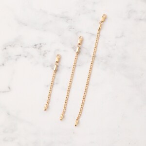 14k Real Gold Cuban Chain Extender, Real Gold Necklace Bracelet Anklet Extension Hollow Gourmet Chain, Removable Extender, Cuban Extender