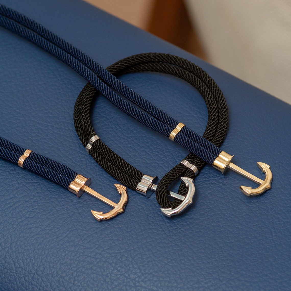 14k 18k Gold Mens Anchor Bracelet Anchor Bracelet For Women Etsy