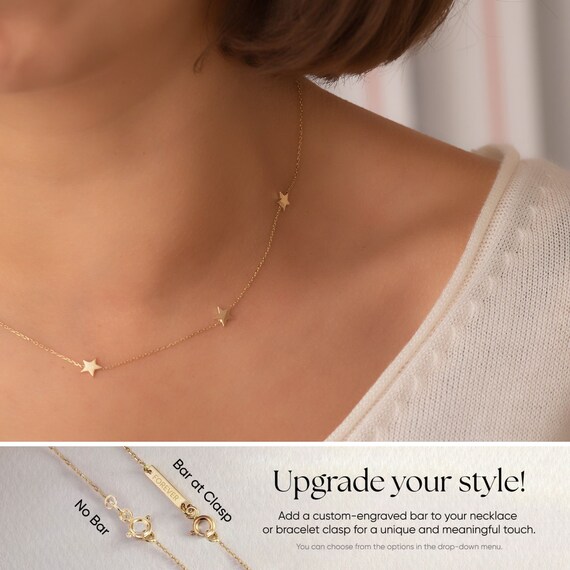 Collana con piccolo disco in oro massiccio: delicata stratificazione, lunghezza regolabile, 9k 14k 18k N01 - Italia