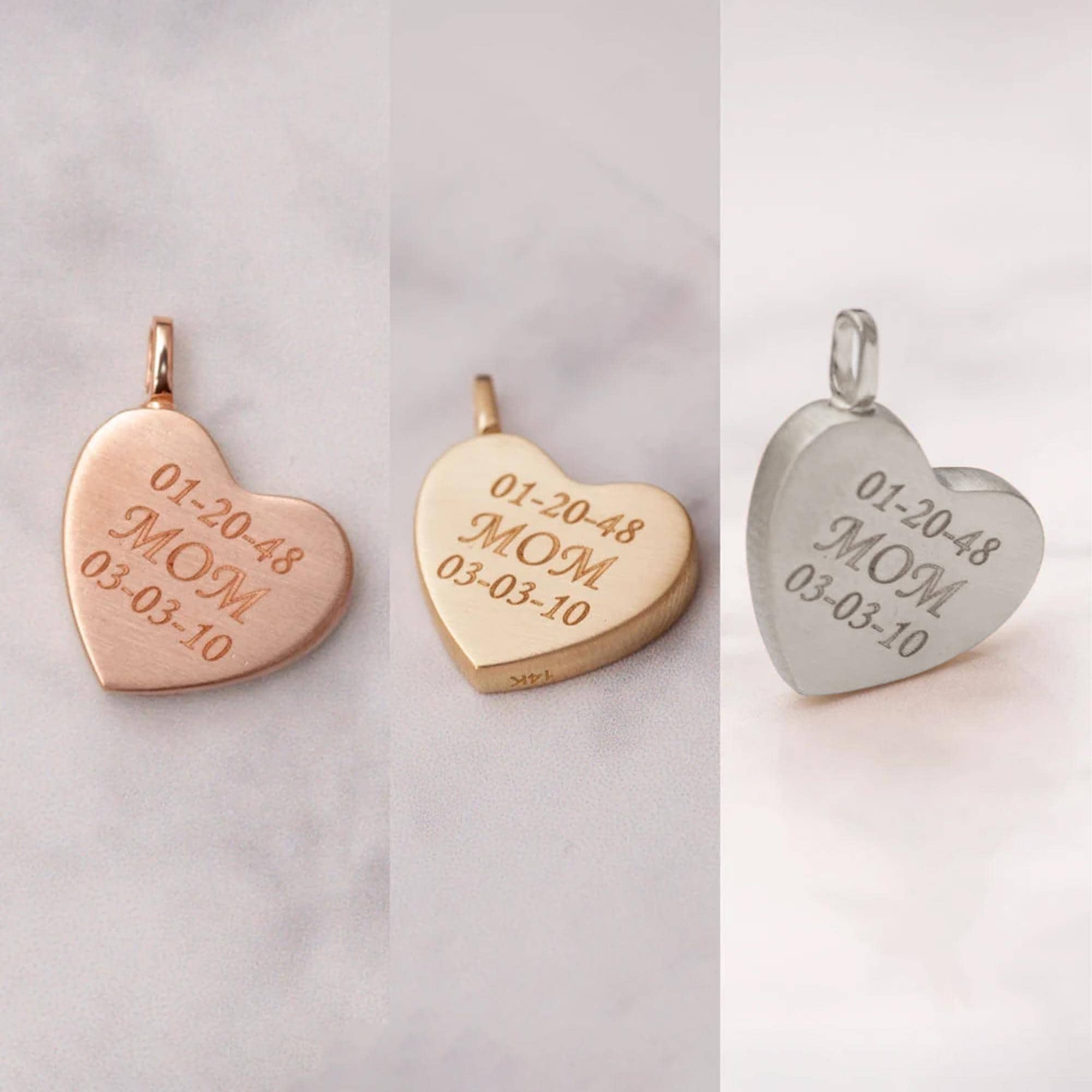TIANZXS I Love You to The Moon And Back Memorial Urn Collana per Ashes Keepsake Gioielli cremazione per Pet Human Gold