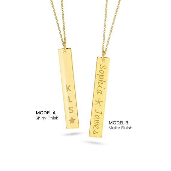 14k 18K Solid Gold Personalized 