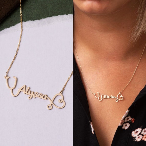 Custom stethoscope necklace outlet