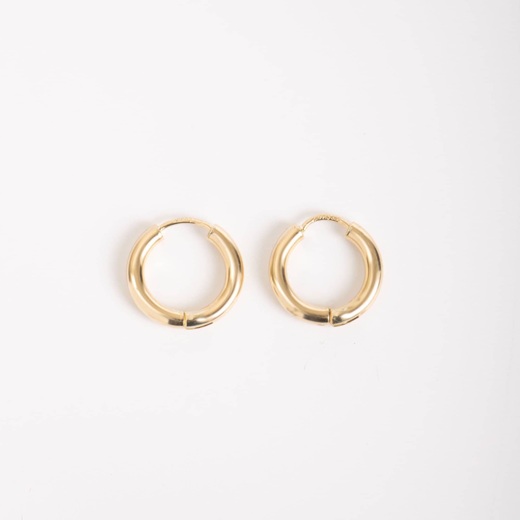 VEEDOFA Set Di Piccoli Orecchini A Cerchio Da Donna, In Oro 14 - Foto 9