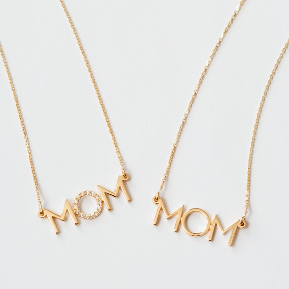 real gold mom necklace